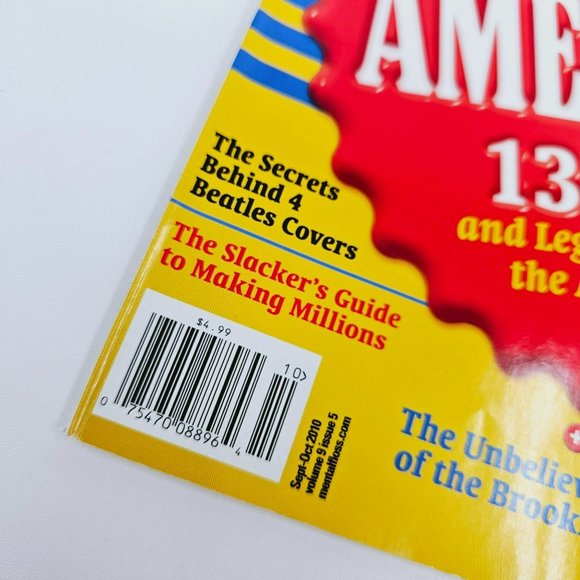 Mental Floss Magazine September October 2010 Real Americans Knowledge Junkies - Picture 3 of 5